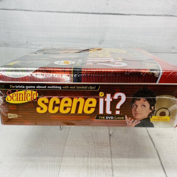 2008 SEINFELD Scene It Deluxe Edition DVD Trivia Game Factory Sealed Tin Box NEW - Picture 12 of 16